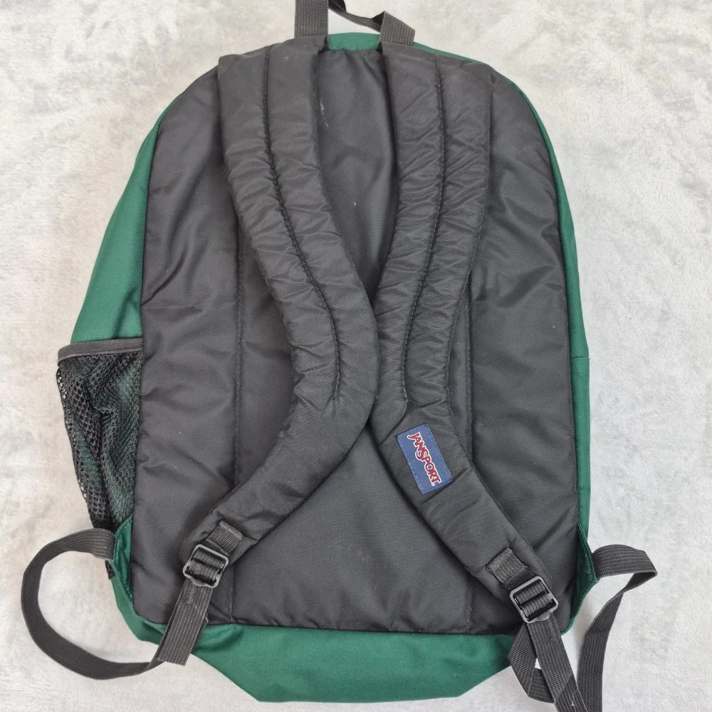 JanSport Big Student Backpack Forest Green TB5O Multi Compartment School Bag